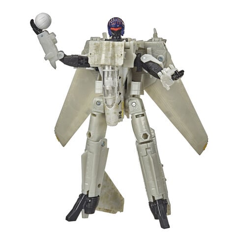 Figurine - Transformers - Top Gun Et Robot Maverick